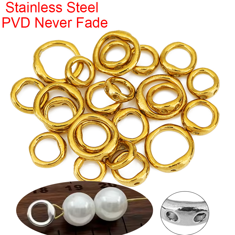 Jewelry Making Thread - 20 قطعة قلادة من الفولاذ المقاوم