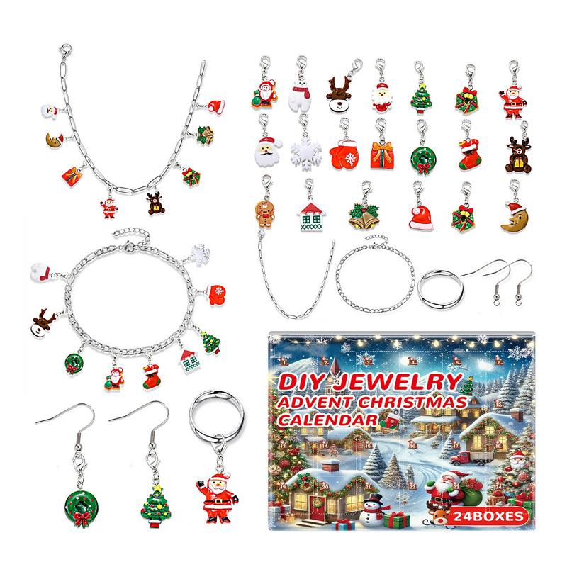 Jewelry Making Kit For Kids - مجوهرات عيد الميلاد تقويم القدوم سوار