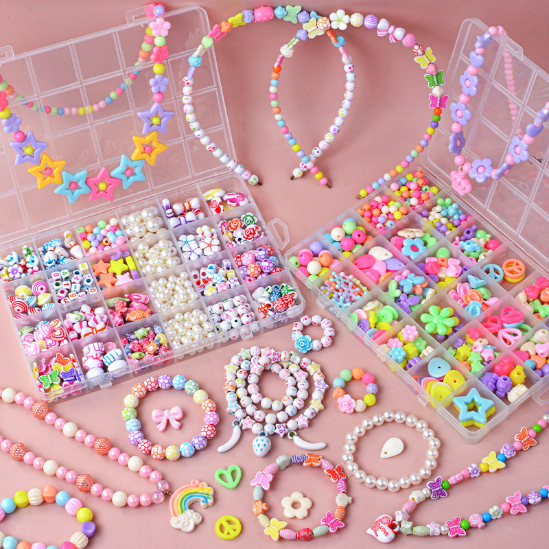 Jewelry Making Kit For Kids - مجموعة صنع المجوهرات للأطفال، خرز إبداعي