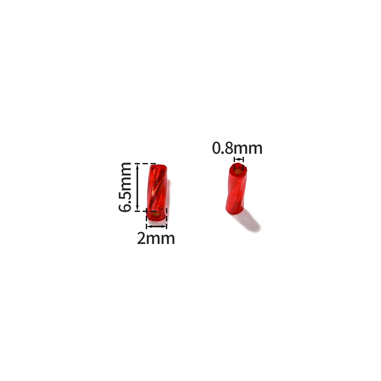 10 جرام/القطعة، خرز زجاجي حلزو - مراجعة Crimp Bead Tube وسعره