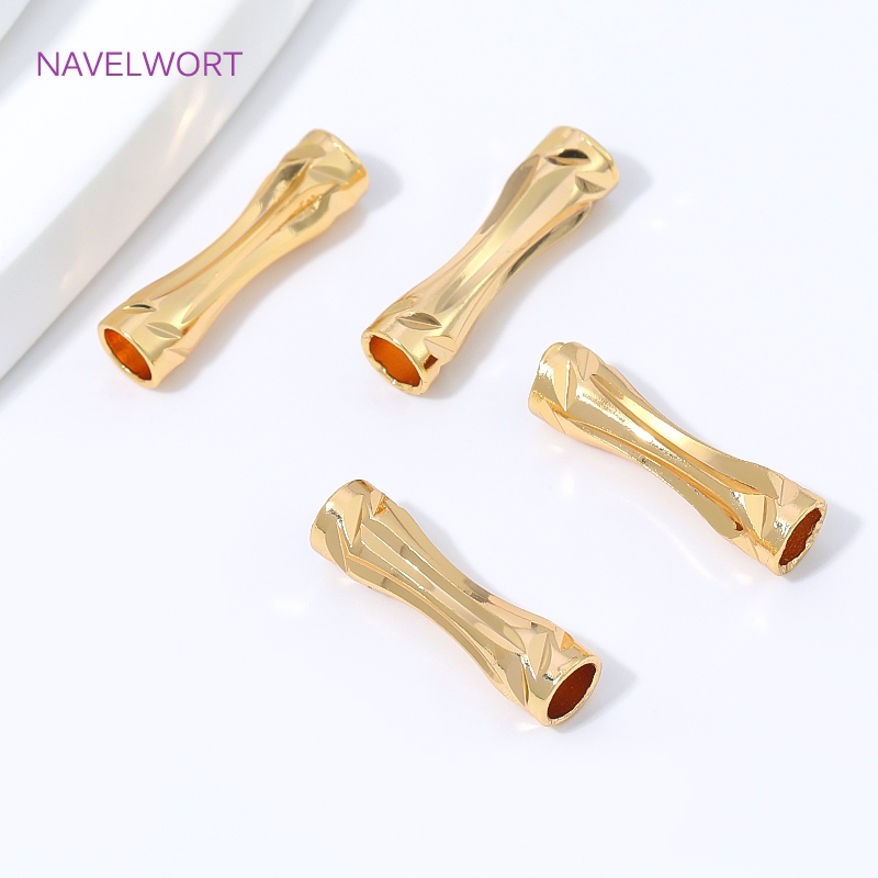 خرز أنبوبي مصقول مطلي بالذهب ع - مراجعة Crimp Bead Tube وسعره
