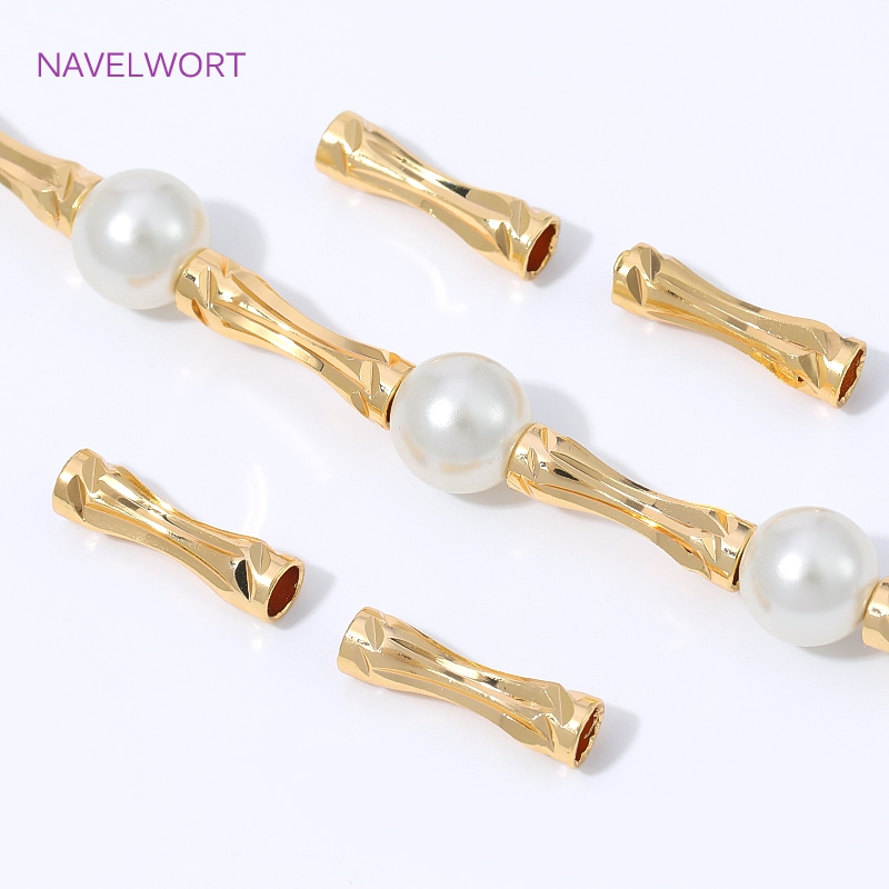 خرز أنبوبي مصقول مطلي بالذهب ع - مراجعة Crimp Bead Tube وسعره