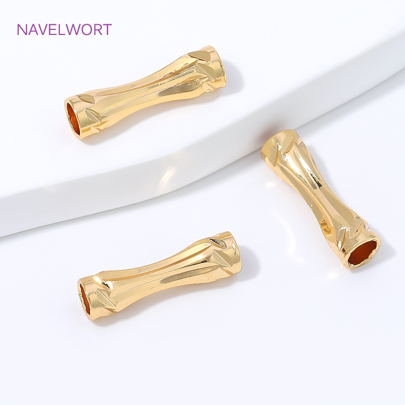 خرز أنبوبي مصقول مطلي بالذهب ع - مراجعة Crimp Bead Tube وسعره