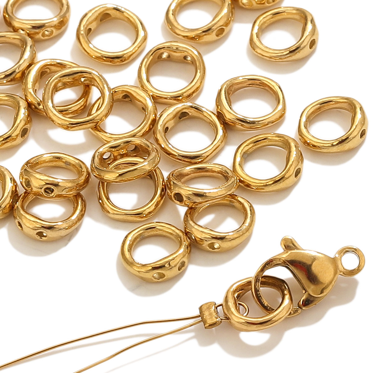 20 قطعة من مشابك الفولاذ المقا - مراجعة Jewelry Making Hardware وسعره