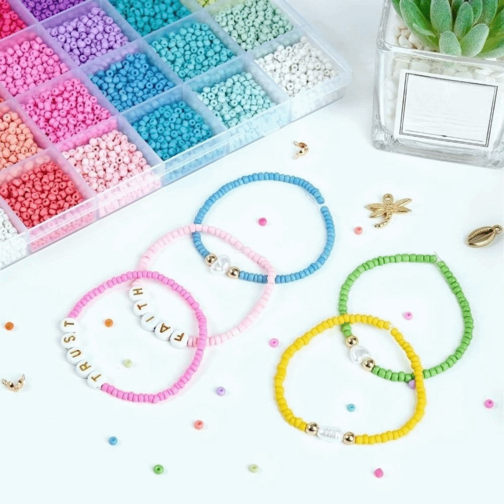 طقم صنع المجوهرات بـ 28+2 خانة - مراجعة Jewelry Making Kit For Kids وسعره
