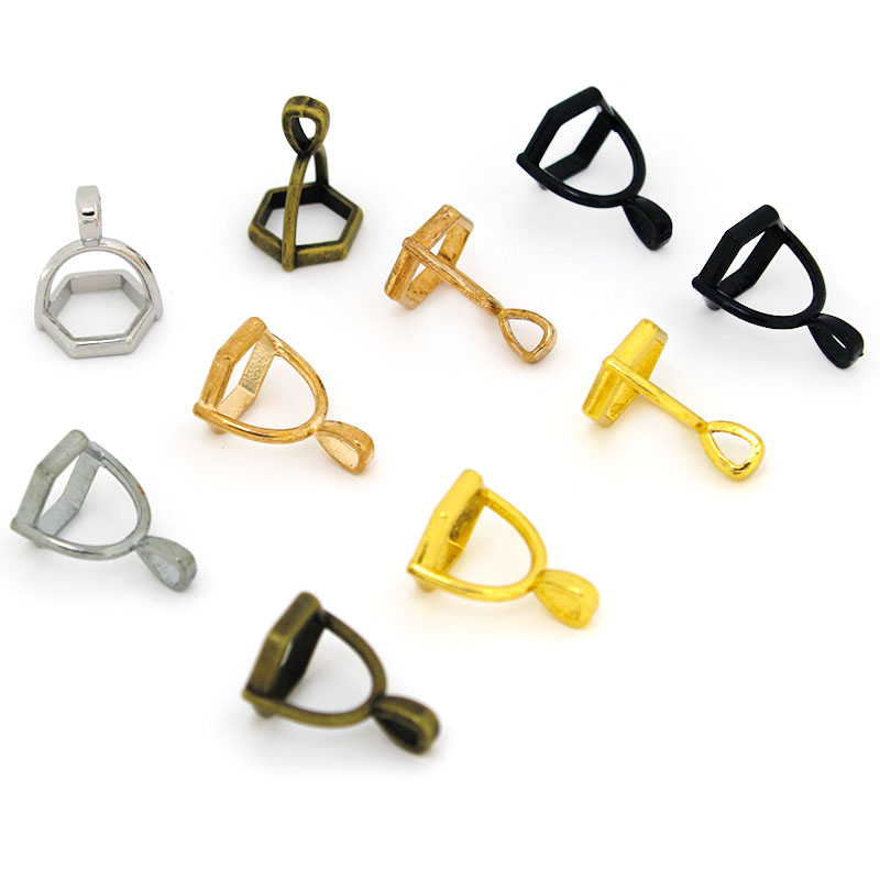 20 قطعة غطاء الأحجار الكريمة س - مراجعة Jewelry Making Hardware وسعره