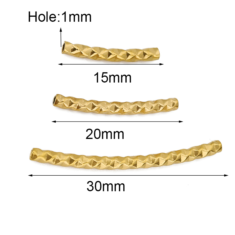10 قطعة PVD الفولاذ المقاوم لل - مراجعة Crimp Bead Tube وسعره