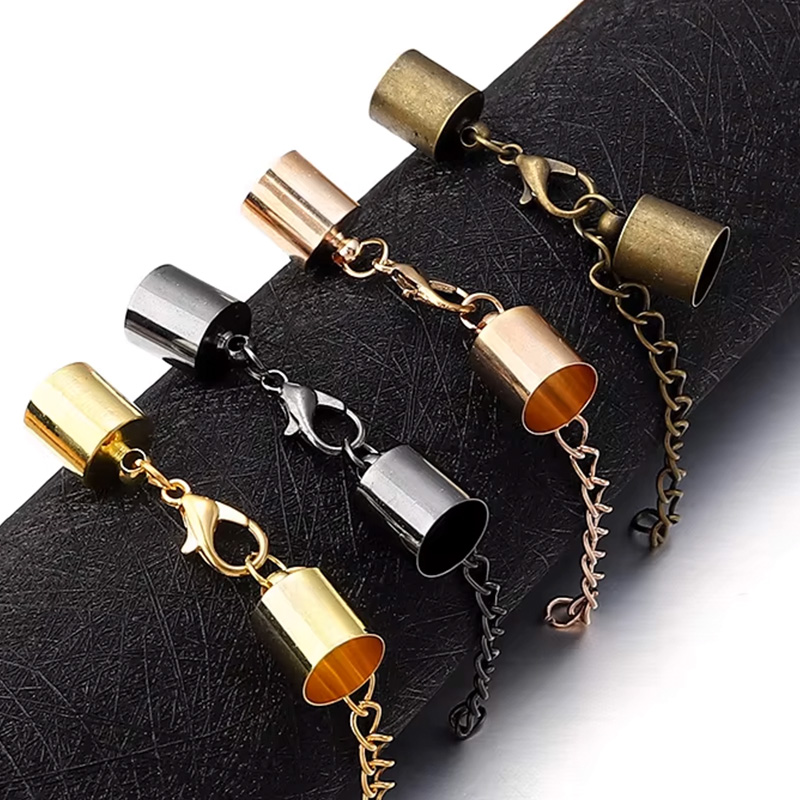 10 مجموعات الجلود الحبل نهاية  - مراجعة Jewelry Making Hardware وسعره