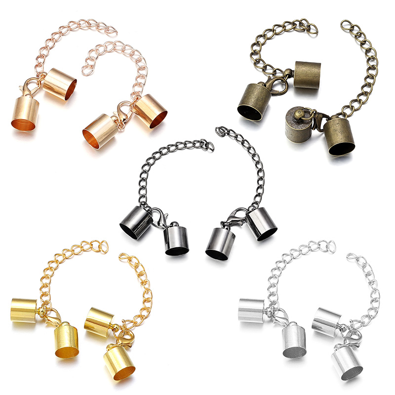 10 مجموعات الجلود الحبل نهاية  - مراجعة Jewelry Making Hardware وسعره