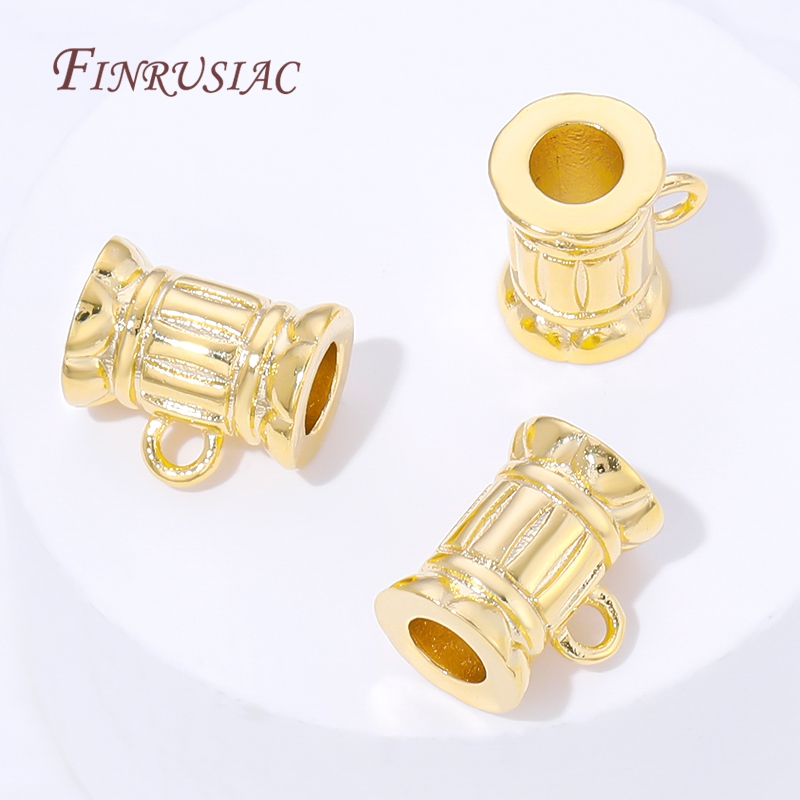 موصلات قلادات مطلية بالذهب عيا - مراجعة Crimp Bead Tube وسعره