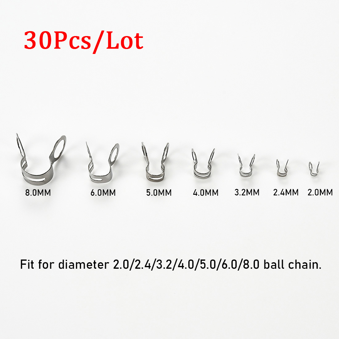 30 قطعة الفولاذ المقاوم للصدأ  - مراجعة Jewelry Making Hardware وسعره