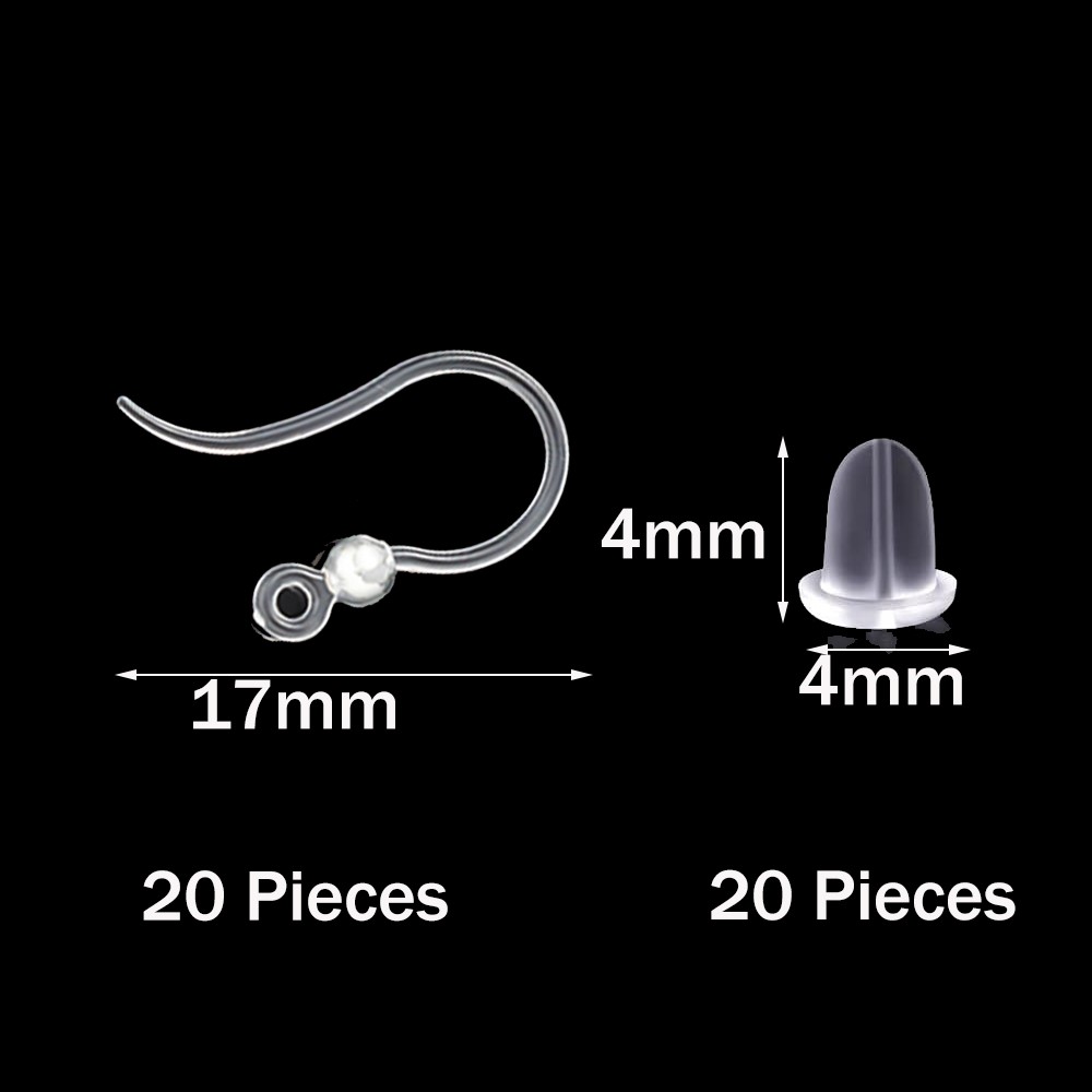 40 قطعة من خطافات القرط البلاس - مراجعة Jewelry Making Thread وسعره