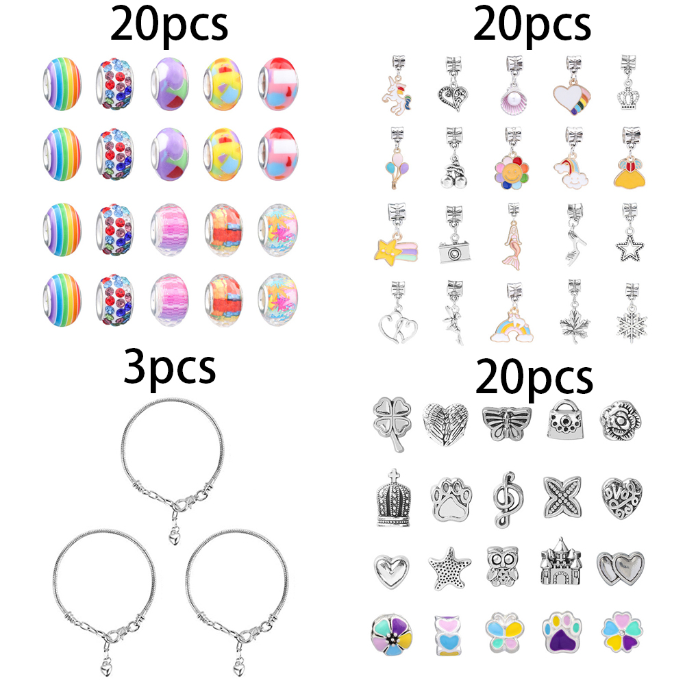 حبات حروف مضفرة سهلة لصنع المج - مراجعة Jewelry Making Kit For Kids وسعره